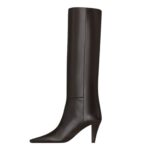 SAINT LAURENT JILL BOOTS IN SMOOTH LEATHER