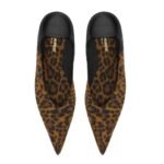 SAINT LAURENT NOUR SLIPPERS IN GROSGRAIN
