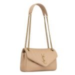 SAINT LAURENT CALYPSO SMALL IN PLUNGED LAMBSKIN