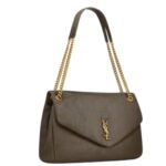 SAINT LAURENT CALYPSO LARGE IN GRAINED LAMBSKIN