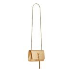 SAINT LAURENT KATE TASSEL SMALL IN METALLIC LEATHER