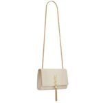 SAINT LAURENT KATE MEDIUM TASSEL IN CROCODILE EMBOSSED LEATHER