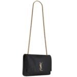 SAINT LAURENT REVERSIBLE KATE MEDIUM IN CROCODILE-EMBOSSED LEATHER