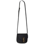 SAINT LAURENT KAIA SMALL SATCHEL IN SHINY CROCODILE EMBOSSED LEATHER