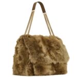 SAINT LAURENT NIKI OVERSIZED IN SHEARLING