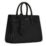 SAINT LAURENT SAC DE JOUR IN CROCODILE EMBOSSED LEATHER NANO
