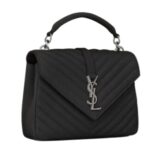 SAINT LAURENT COLLEGE MEDIUM IN QUILTED LEATHER