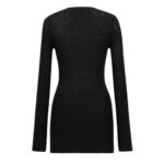 SAINT LAURENT MINI DRESS IN CROCHET KNIT