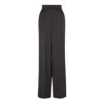 FENDI BLACK SILK PANTS