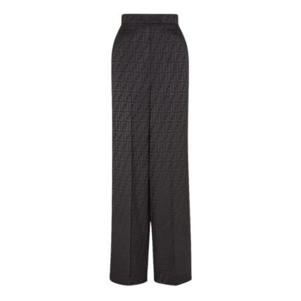 FENDI BLACK SILK PANTS