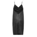 SAINT LAURENT BACKLESS SLIP DRESS IN LAMBSKIN