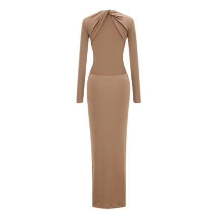 SAINT LAURENT BACKLESS DRESS IN JERSEY