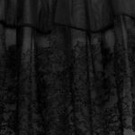 SAINT LAURENT BLOUSE IN SILK CREPE MUSLIN AND LACE