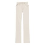 SAINT LAURENT 70S JEANS IN ALMOND MILK DENIM