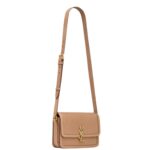 SAINT LAURENT SOLFERINO MEDIUM SATCHEL IN VEGETABLE-TANNED LEATHER