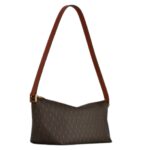SAINT LAURENT LE MONOGRAMME CROSSBODY BAG IN CASSANDRE CANVAS AND SMOOTH LEATHER