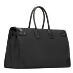 SAINT LAURENT SAC DE JOUR 48H DUFFEL IN NYLON AND LEATHER