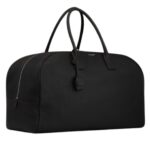 SAINT LAURENT BOWLING DUFFLE BAG IN GRAINED LEATHER