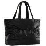 SAINT LAURENT TOTE IN SILKTECH CANVAS