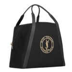 SAINT LAURENT RIVE GAUCHE BOWLING TOTE IN CANVAS