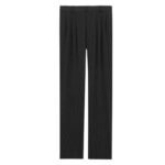 SAINT LAURENT BAGGY PANTS IN STRIPED CANVAS