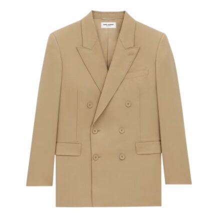 SAINT LAURENT JACKET IN WOOL GABARDINE