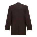 SAINT LAURENT JACKET IN CASHMERE FLANNEL