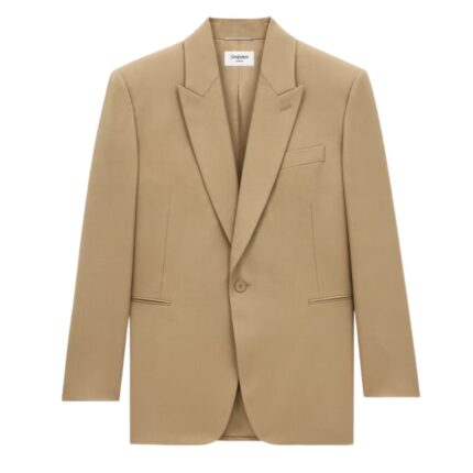 SAINT LAURENT JACKET IN WOOL GABARDINE