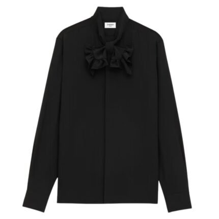 SAINT LAURENT SHIRT IN SILK CREPE DE CHINE