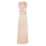 FENDI DRESS BEIGE MICRO CHECK WOOL