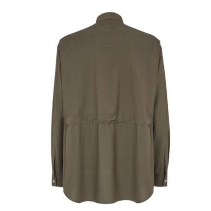 FENDI GREEN WOOL BLOUSON