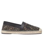 FENDI FF JACQUARD FABRIC ESPADRILLES