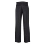 FENDI BLACK PANTS WITH METALLIC YARN
