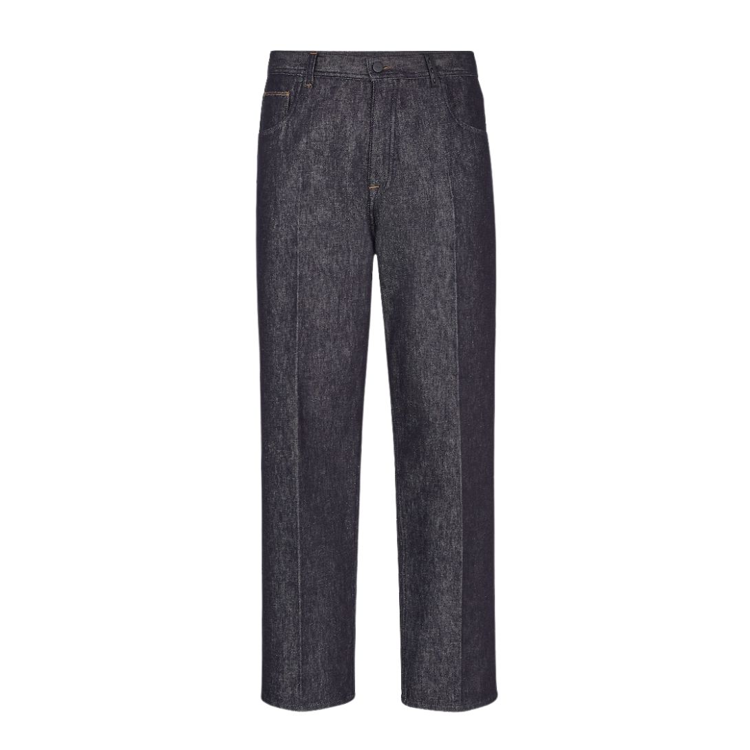 5 FENDI LONG JEANS BLUE PANTS