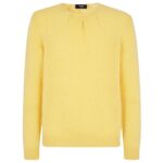 FENDI YELLOW MOHAIR SWEATER