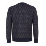 FENDI SWEATER WOOL AND FF NYLON PULLOVER
