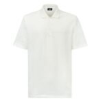 FENDI WHITE FF PIQUÉ POLO SHIRT