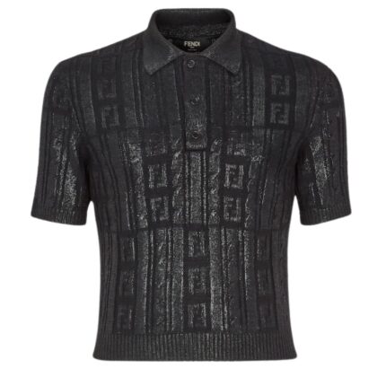 FENDI WOOL POLO SHIRT