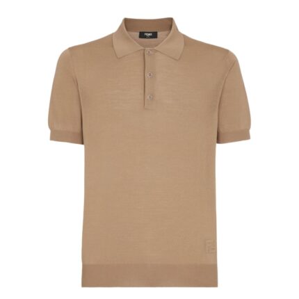 FENDI WOOL POLO SHIRT
