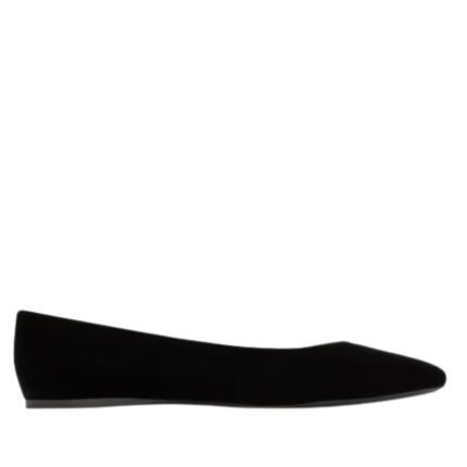 SAINT LAURENT GIO BALLET FLATS IN VELVET