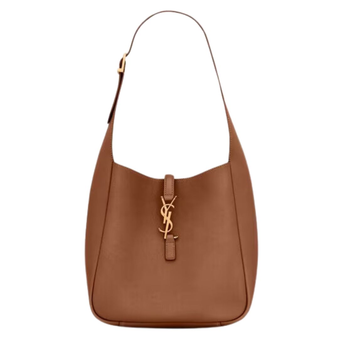5 SAINT LAURENT LE 5 À 7 SUPPLE SMALL IN GRAINED LEATHER