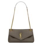 SAINT LAURENT CALYPSO SMALL IN PLUNGED LAMBSKIN