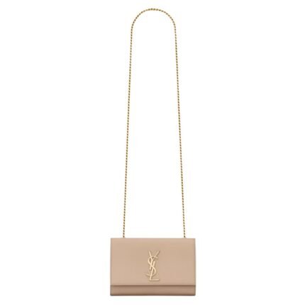 SAINT LAURENT KATE SMALL IN GRAIN DE POUDRE EMBOSSED LEATHER