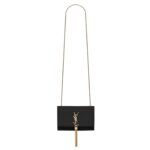 SAINT LAURENT KATE SMALL TASSEL IN GRAIN DE POUDRE EMBOSSED LEATHER