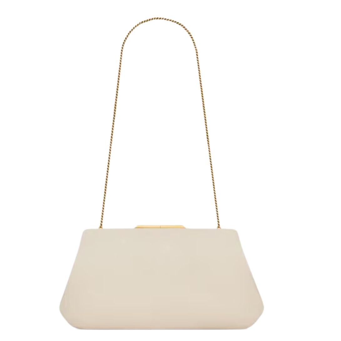 5 SAINT LAURENT CLUTCH SMALL IN LAMBSKIN