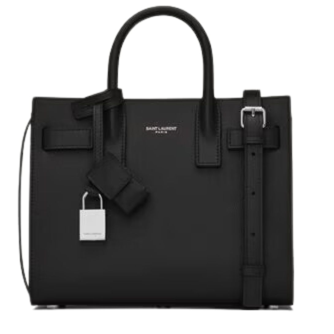 5 SAINT LAURENT SAC DE JOUR IN GRAINED LEATHER NANO