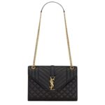 SAINT LAURENT MEDIUM ENVELOPE IN MATELASSÉ LAMBSKIN
