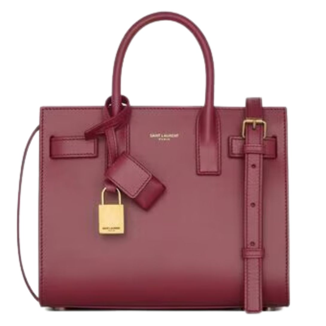 5 SAINT LAURENT SAC DE JOUR IN SMOOTH LEATHER NANO