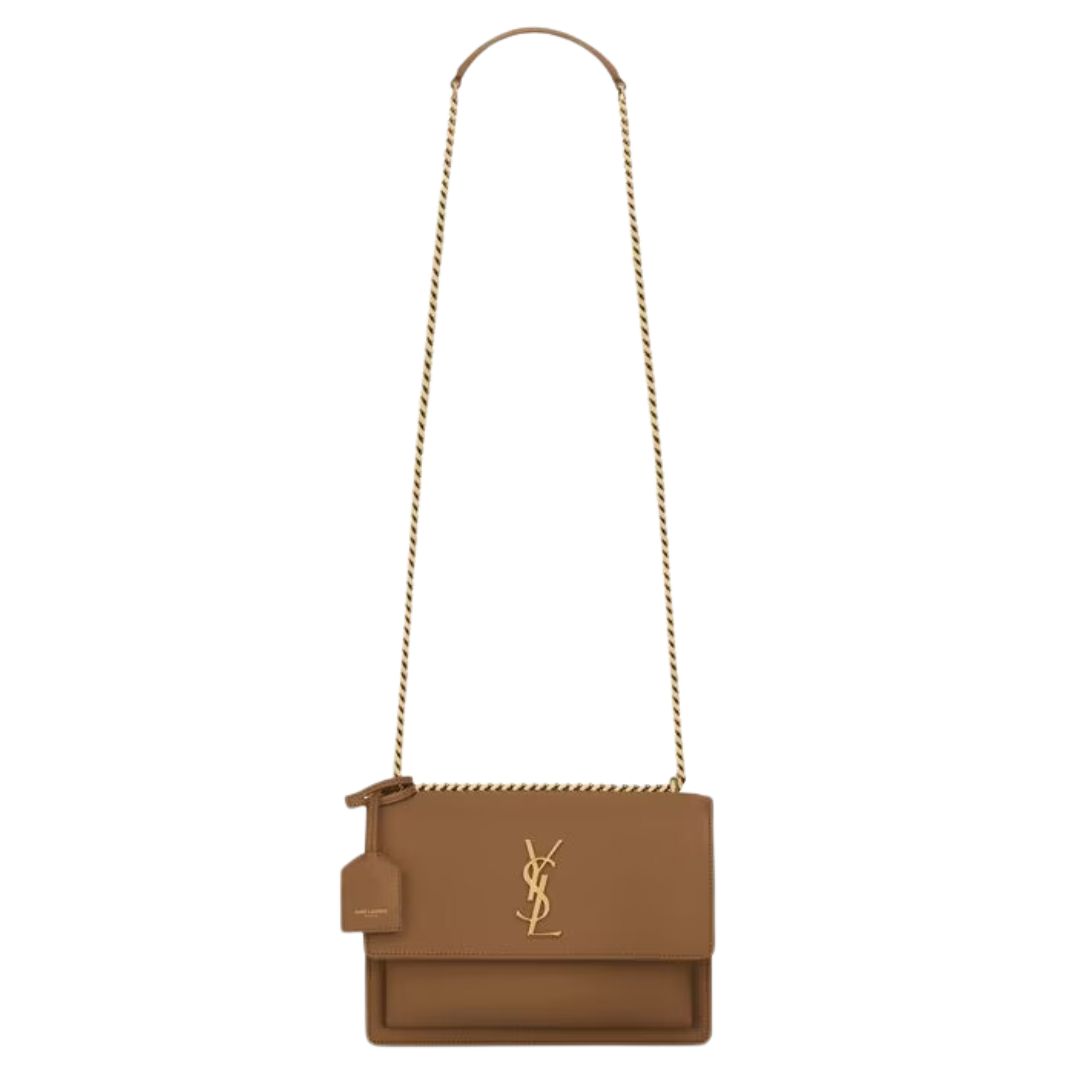 5 SAINT LAURENT SUNSET MEDIUM IN SMOOTH LEATHER