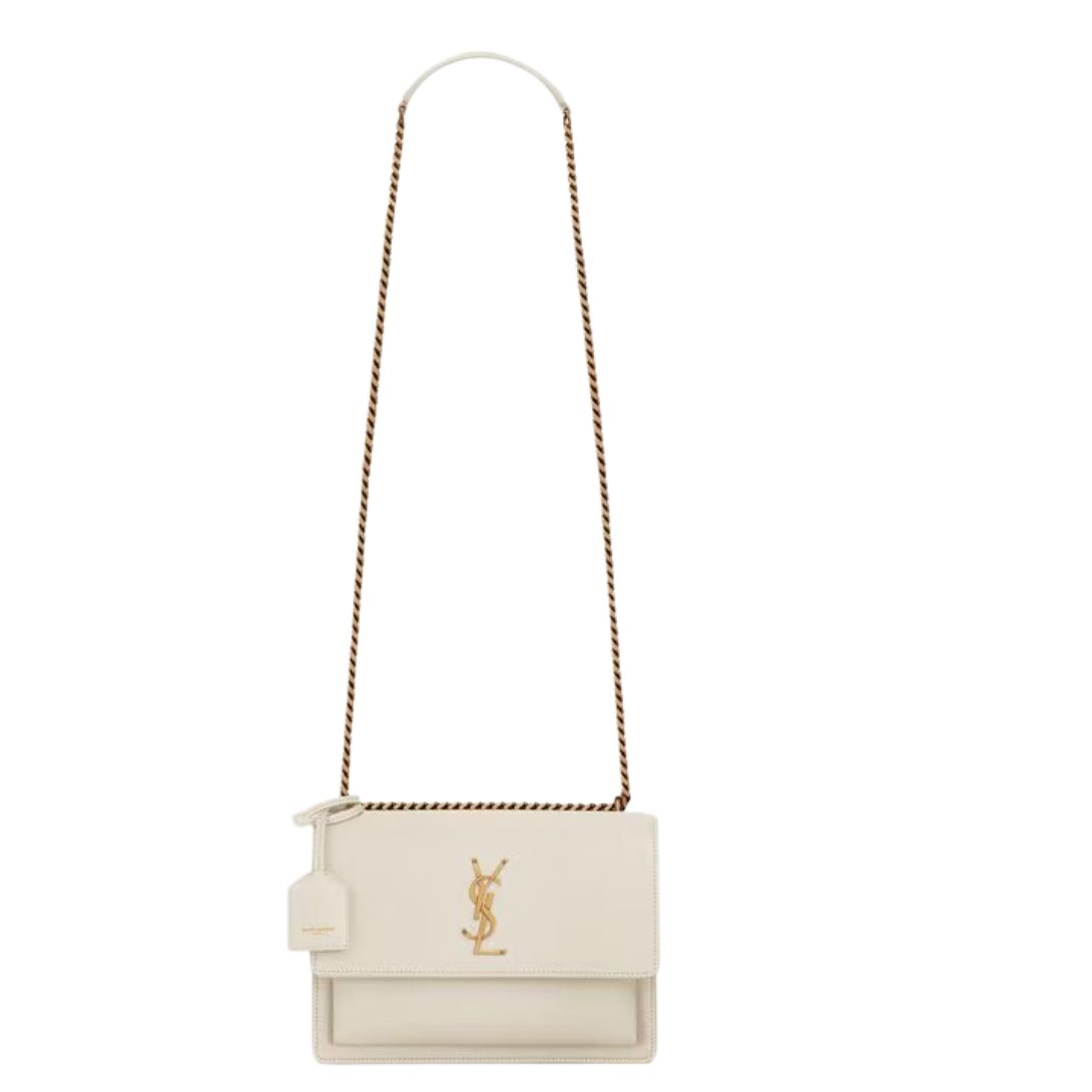 5 SAINT LAURENT SUNSET MEDIUM IN SMOOTH LEATHER